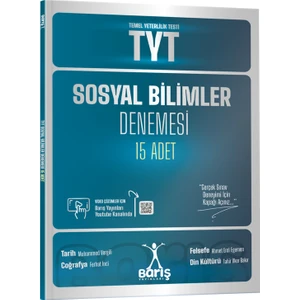 Barış Yayınları Tyt Sosyal Bilimler Denemesi 15 Adet