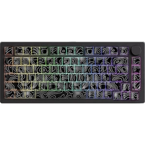 Monsgeek M1 V5 Contour Lines Black Rgb Kablosuz Hotswap Mekanik Gaming Klavye