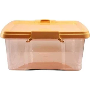 Q-Lear Box 12 L Kilitli Şeffaf Saklama Kutusu