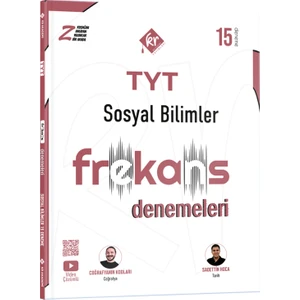 Tyt Sosyal Bilimler 15'li Frekans Denemeleri Kr Akademi Yayınları