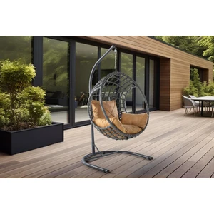 Galaxy Rattan Tekli Salıncak,sarı