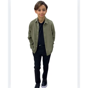 Erkek Çocuk Keten Gömlek
