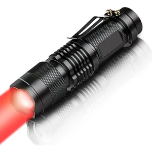 Rd-12 Kırmızı LED El Feneri, Arıcılık, Yabanı Hayvan Avı, Astronomi ve Gece Gözlemi Için Kırmızı led fener