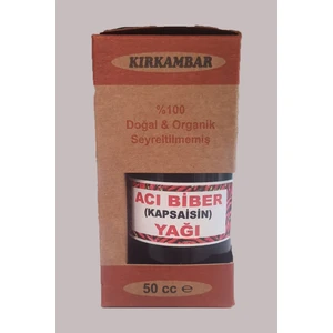 Acı Biber ( Kapsaisin ) Yağı 50 cc
