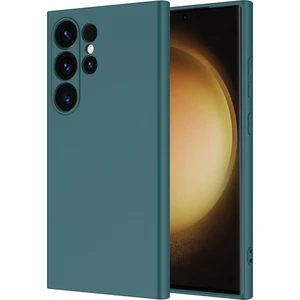 Galaxy S25 Ultra Uyumlu Kılıf Zore Mara Lansman Kapak-Koyu Yeşil