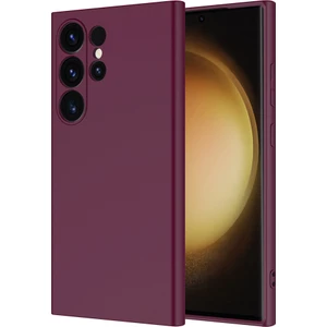Galaxy S25 Ultra Uyumlu Kılıf Zore Mara Lansman Kapak-Koyu Mor