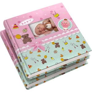 Bf Albüm 10 x 15 200'LÜK Bebek Albümü Desenli (Penceresiz)