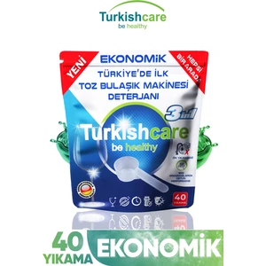 Ekonomik Hepsi Bir Arada Bulaşık Makinesi Tablet Deterjanı Toz 40 Yıkama
