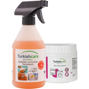 Çok Amaçlı Leke Çıkarıcı Sprey 500ml + Organik Bio Çamaşır Ve Bulaşık Leke Çıkarıcı Toz 500 Gr