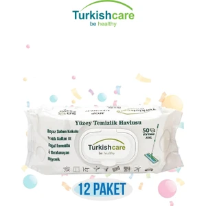 Yüzey Temizlik Havlusu 50'li Onikili Set