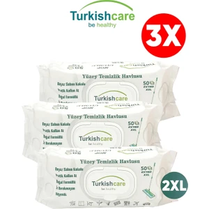 Yüzey Temizlik Havlusu 50'li Üçlü Set