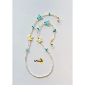 Doğaltaş Firuze Çocuk Gözlük Askısı Gözlük Ipi Gözlük Zinciri