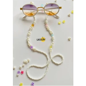 Deniz Koleksiyonu Gözlük Askısı Gözlük Ipi Antikayıp Gözlük Zinciri (Çift Dolama Kolye)