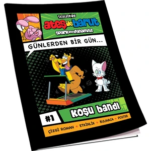 Ateş ile Barut | Günlerden Bir Gün Çizgi Roman Serisi | #1 Koşu Bandı | Özgün & Komik & Güvenli & Temiz İçerik  | Psikolog Onaylı | İlkokul & Ortaokul Seviyesi Çocuk Kitabı
