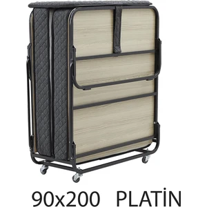 Güven Madeni Eşya Platin 90 x 200 Katlanır Karyola