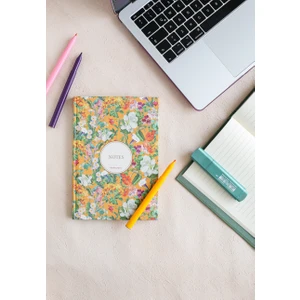 Yaz Desenli Bez Ciltli Defter - 8