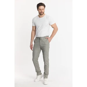 Erkek Jogger Keten Pantolon