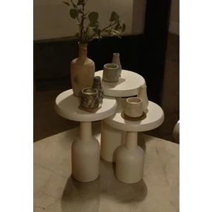 Ürgüp Mantar Sehpa 3'lü Set (43 48 53  cm )