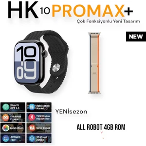 HK10 Pro Max+ All Robot 4gb Akıllı Saat