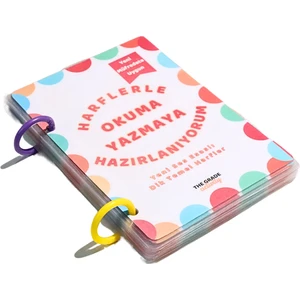 The Grade 2-6 Yaş Yaz-Sil Okuma Yazmaya Hazırlık Eğlenceli ve Eğitici Set. Aktivite setl.(36 Sayfa-12,5 CMX10,5 Cm)