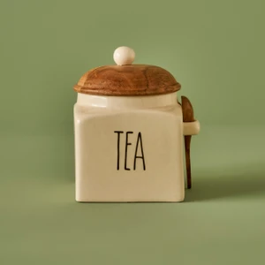Bella Maison Brev Seramik Kavanoz Krem 800 ml