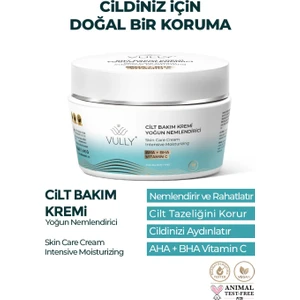 Aydınlatıcı -Nemlendirici-Renk Tonu Eşitleyici ve Yenileyici Yüz Kremi 50 ml (Aha+Bha+Vitamin C )