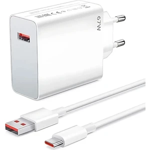 Huawei NOVAY90 Uyumlu Şarj Aleti Type-C 67W Turbo Hızlı Şarj Cihazı + Kablo