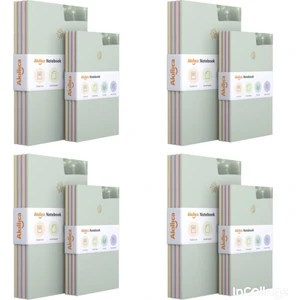 Akıllıca Çizgili Defter Seti 32'li (4 Tane 8'li)