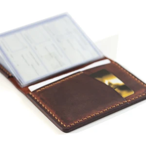 Hi Leather Hakiki Deri Araç Ruhsat Kılıfı - Kabı Rose İsimli. Kişiye Özel