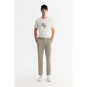 Avva Erkek Vizon Yanı Lastikli Yumuşak Tuşeli Duble Paça Slim Fit Pantolon A42Y3007