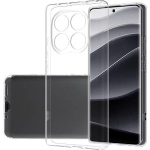 Xiaomi Redmi Note 14 Pro Plus Uyumlu Kılıf Zore Süper Silikon Kapak-Şeffaf