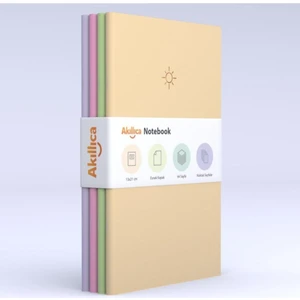 Soft Noktalı 4'lü 13X20 Defter