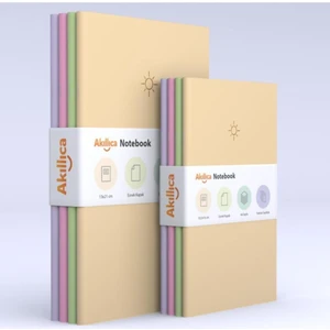 Soft Noktalı 8'li 10X15-13X20 Defter Seti