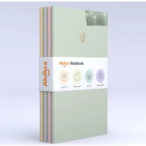 Soft Çizgili 4'lü 13X20 Defter Seti