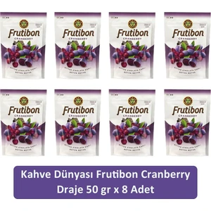 Kahve Dünyası Cranberry Frutibon 50 gr x 8 Adet