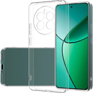 Case 4u Realme 12 Plus Uyumlu Kılıf Kamera Korumalı Yumuşak Şeffaf Ince Süper Silikon