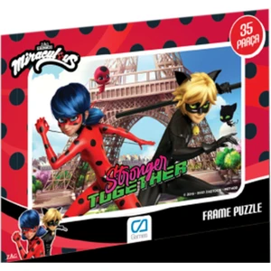 Ca Games C&a Games Miraculous Lisanslı 35 Parça Frame Puzzle