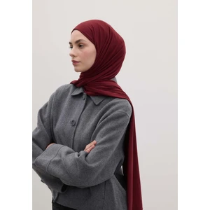 Bambu Penye Şal Koyu Bordo