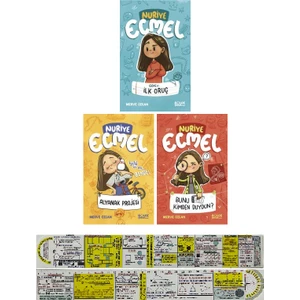 Nuriye Ecmel 3 Kitap Set  (Matematik Öğreten Cetvel) - Merve Özcan