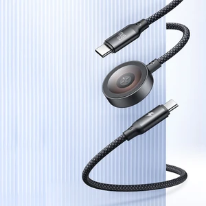CA-2200 1.2 M 60W 2'si 1 Arada Type-C To Type-C + Apple Watch Kablosuz Şarj Cihazı