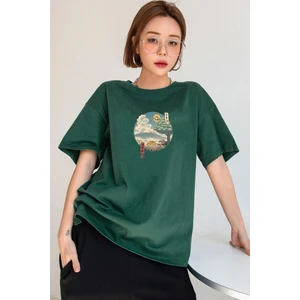 Only Trendwear Unisex Neighbor's Ukiyo E Baskılı T-Shirt