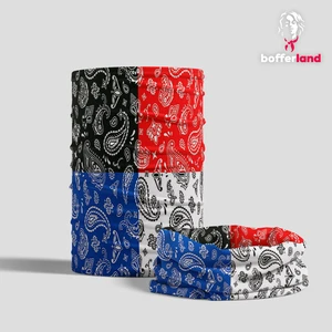 Blue & Red Buff Maske