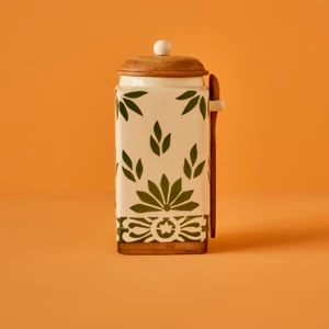 Bella Maison Molly Seramik Kavanoz Krem 1900 ml