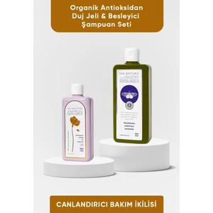 Iva Natura 2'li Set - Antioksidan Duş Jeli, Besleyici Şampuan