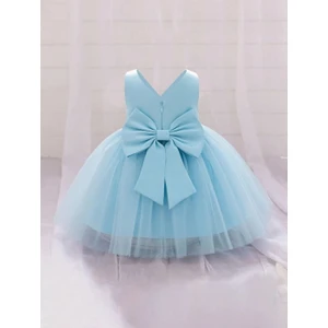 Bebe Mavisi Kız Bebek Anvelop Mini Elbise Doğum Günü Elbise