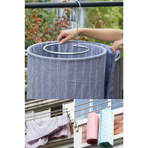 Çarşaf Battaniye Kurutma Askısı Pembe