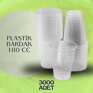 Plastik(Pet) Bardak 3000 Adet