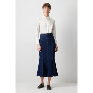 Denim Balık Etek