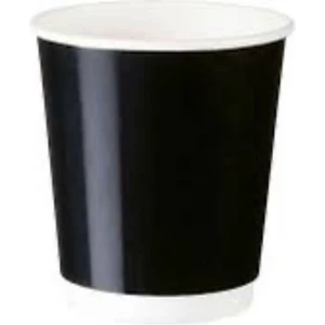 Kolin Ambalaj Siyah Karton Bardak 8 Oz 30'lu Paket