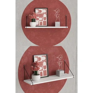 DECORMET DECORMET Armoni Raf Seti 1 Raflı 30*72 Beyaz